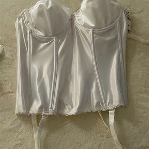 Va Bien White Bra Seamless Padded Convertible Longline 1286022 34DD